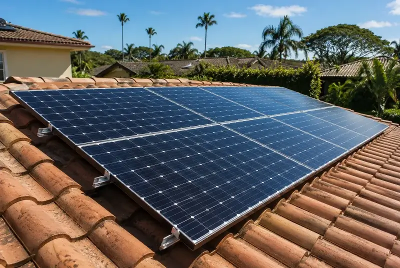 Installation de panneaux solaires à Rochechinard